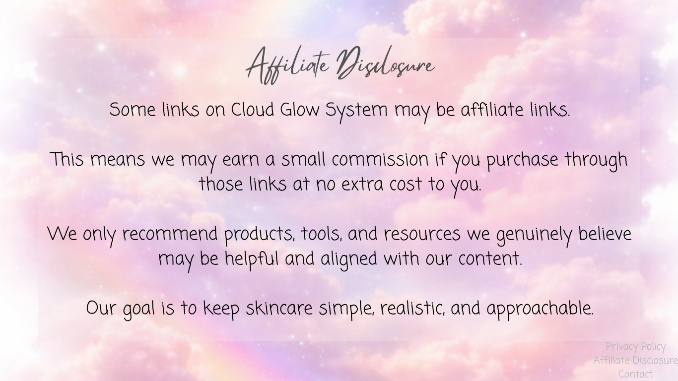 Affiliate Disclosure Cloud Glow artwork