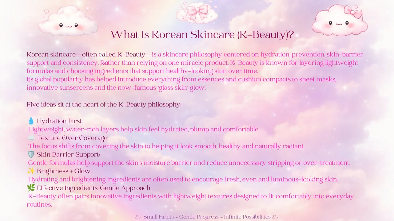 Cloud Glow original What Is Korean Skincare editorial artwork