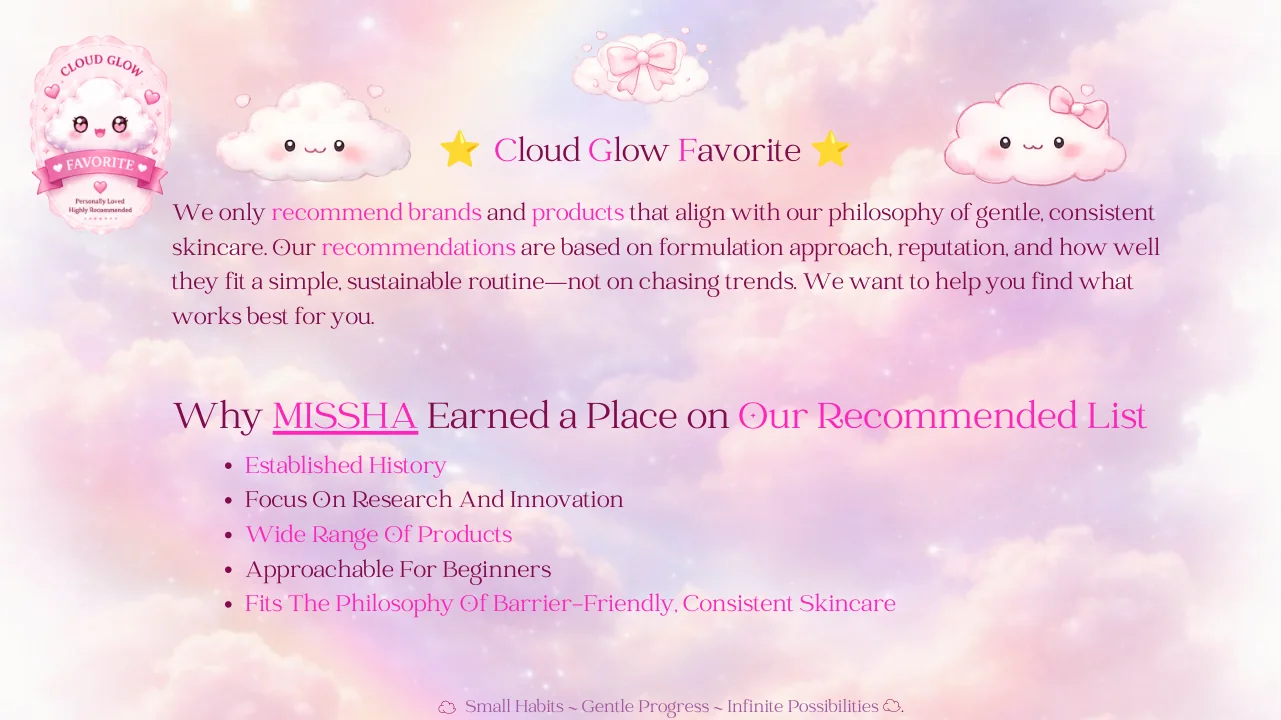 Cloud Glow Favorite MISSHA original artwork